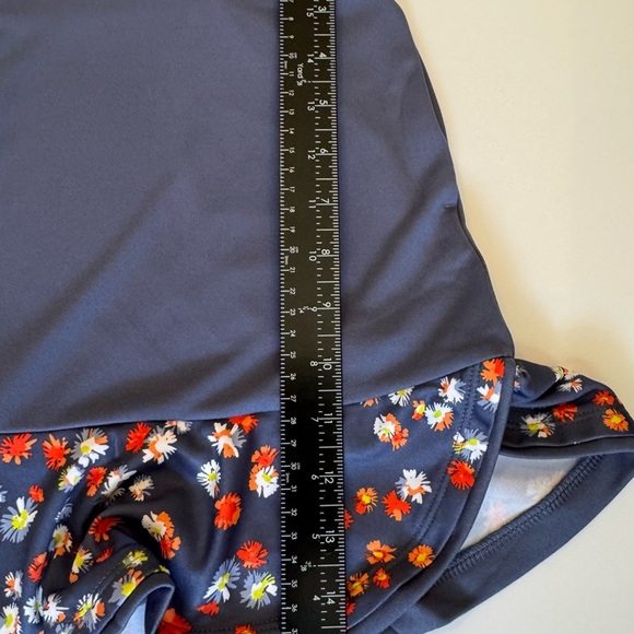 Callaway Skort Medium Floral TrueSculpt Skirt Opti Dri Blue NWT - Picture 6 of 11